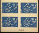 Rare Variété Cote 80 € N°4127-C1b , Avec Un N° De Liasse (049), D'ordre, Marianne Lamouche Bleu - Modernes : 1959-...