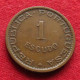 Mozambique 1 Escudo 1957 Mozambico Moçambique #2 W ºº - Mosambik