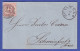 Thurn Und Taxis 6 Kr Mi.-Nr. 22 I A Mit Nr.-O 103 CASTEL A. Brief N. Schweinfurt - Cartas & Documentos