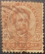 Italy 10C Used Stamp King Umberto Classic - Usados