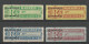 LIBERIA 1894 Michel 39 - 42 MNH Registration Stamps Einschreibemarken - Liberia