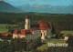 113927 - Steingaden-Wieskirche - Gegen Ammergauer Alpen - Weilheim