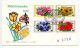 Germany, West 1976 FDC Scott B533-B536 Flowers - Phlox, Marigolds, Dahlias, Pansies - 1971-1980