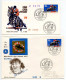 Germany, West 1978 2 FDCs Scott B548 Steeplechase - 1971-1980