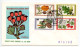 Germany, West 1979 FDC Scott B565-B568 Woodland Plants - Red Beech, English Oak, Hawthorn, Mountain Pine - 1971-1980