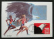 USA US Bald Eagle 1991 Express Mail Olympic Games Sport Birds (maxicard) - Brieven En Documenten