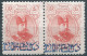 PERSIA PERSE IRAN,1903 -Surcharge On 10kr In Pairs,MNH,Genuine Overprint,Scott:366 - Persiphila:328 Signed:M.Sadri - Iran