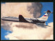 AK Flugzeug The Il-62, Aeroflot, über Den Wolken  - 1946-....: Moderne