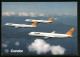 AK Flugzeuge Der Condor Boeing 767 Und Boeing B757 über Den Wolken  - 1946-....: Ere Moderne
