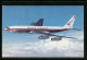 AK Flugzeug A 707 Intercontinental Von World Airways über Den Wolken  - 1946-....: Ere Moderne