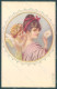 Artist Signed Colombo E. Lady Cupid Eros Serie 970-5 Postcard HR2617 - Other & Unclassified