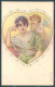 Artist Signed Colombo E. Lady Cupid Eros Serie 970-6 Postcard HR2616 - Other & Unclassified