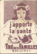 Publicité  FAMILLE INTESTIN THE DES FAMILLES Plantes Trompette Tambour - Advertising