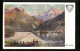 Künstler-AK Deutscher Schulverein Nr. 577: Zell Am See, Ortsansicht Vom Seeufer Aus  - Guerre 1914-18