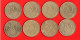 FRANCE 20 CENTIMES. MARIANNE LAGRIFFOUL. 1972, 1984, 1988, 1987, 1976, 1994, 2000, 1997. LOT DE 8 PIÈCES - Réf. N°289B - - 20 Centimes