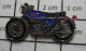 1920  Pin's Pins / Beau Et Rare / MOTOS / MOTO ROUTIERE ANNEES 60/70 BLEUE ET NOIRE - Moto