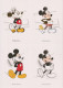 T07009 Japan Disney The Art Of Mickey Mouse Postcard 4 Pcs - Altri & Non Classificati