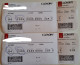 2024..SET OF 2 AIRPLANE TICKETS..EMIRATES..FLYDUBAI.. - Tickets D'entrée