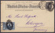 USA - EP CP 1c Lincoln Noir - Official Souvenir Postal / World's Columbian Exposition "Government Building" + 1c Càd CIN - ...-1900