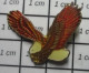 2120 Pin's Pins / Beau Et Rare / ANIMAUX / OISEAU AIGLE ORANGE MARRON ET BLANC - Animali