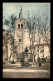 66 - PRADES - L'EGLISE ET LA FONTAINE - CARTE COLORISEE - Prades