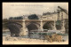 75 - PARIS 4EME - BERGES DE LA SEINE - PONT DE LA TOURNELLE - L'ILE ST-LOUIS - CARTE COLORISEE - Arrondissement: 04