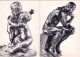 Sculpture - Auguste Rodin - Lot 6 Cartes - Sculpturen