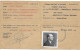 LA CIOTAT / RARE ATTESTATION DE TRAVAIL / AUSWEIS / CACHETS NAZI / 1944 - 1939-45