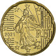 France, 20 Euro Cent, 2021, Paris, SUP, Laiton, KM:1411 - Frankreich