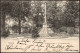 Ansichtskarte Harburg-Hamburg Kugel Denkmal A. D. Schwarzenberg. 1901 - Harburg