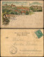 Litho AK Hohnstein (Sächs. Schweiz) Stadt, Bärengarten - Gruss Aus 1901 - Hohnstein (Saechs. Schweiz)