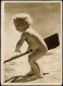 Menschen/Soziales Leben - Kinder Junge Am Strand Mit Paddel 1939 - Portraits