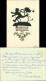 Glückwunsch - Schulanfang Einschulung Schattenschnitt Künstlerkarte 1951 - Premier Jour D'école