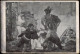 Ansichtskarte  Kriegsszene Soldaten Stehen Um Frau Herum 1912 - Ohne Zuordnung