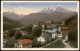 Ansichtskarte Berchtesgaden Panorama Und Straßenpartie 1934 - Berchtesgaden