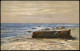 Ansichtskarte Göhren (Rügen) Strand, Fischerboote - Stimmungsbild Meer 1912 - Göhren