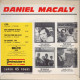 DANIEL MACALY - FR EP - LYDIA + 3 - Sonstige - Franz. Chansons