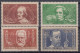 TIMBRE FRANCE SERIE CELEBRITES DE 1936 N° 330/333 NEUVE ** GOMME SANS CHARNIERE - Unused Stamps