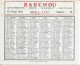 Petit Calendrier 1955 Barchou Charbons Bois Mazout Butane Melun 43 Avenue Thiers Parfait état - Kleinformat : 1941-60