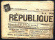 TYPE SAGE SUR LA PETITE RÉPUBLIQUE FRANCAISE - OBLITÉRATION MONTENDRE (CHARENTE) - DU 03 AVRIL 1879 - - 1876-1898 Sage (Type II)