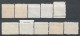 1942-1957 CUBA Postal Tax Lot Of 26 Used Stamps (Michel # 6,10,11,16,21,22,34X) CV €7.80 - Usati