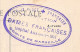 24-4003 : CACHET FRANCHISE.  CROIX-ROUGE. DAMES FRANCAISES. HOPITAL AUXILIAIRE 201. MARSEILLE. BOUCHES DU RHONE - Guerre De 1914-18