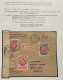 Lettre Recommandé Affr. OBP 132/134 - Le Havre St Adresse > Baarle Duc + Censure - 1914-1915 Rode Kruis