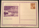 EGYPT 1954 POSTAL STATIONERY CARD 1ST REPUBLIC 6M SOLDIER/DEFENSE ILE ET TEMPLE DE PHILAE (Aswan Dam Barrage Unesco - Lettres & Documents