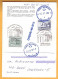 Delcampe - 2015 Moldova Moldavie Moldau 4 Used Postcards  Special Cancellations "International Day Of Architecture" - Monumentos