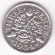 Grande Bretagne. 3 Pence 1934 . George V, En Argent , KM# 831, UNC - F. 3 Pence