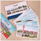China Postcard Handdrawn Postcard Zhengzhou University, 10pcs - China