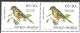 Delcampe - Argentine Football Oiseaux Passereaux Tyran Kamichi Merle Chardonneret Birds Finch Vögel Aves Chaja Uccelli ** 1972 50€ - Songbirds & Tree Dwellers