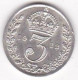 Grande Bretagne. 3 Pence 1912 . George V, En Argent , KM# 813, UNC - F. 3 Pence