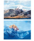 China Postcard Xizang Landscape Watercolor Hand Painted Postcard, Potala Palace, Mount Qomolangma, Gangren Boqi，10 Pcs - China